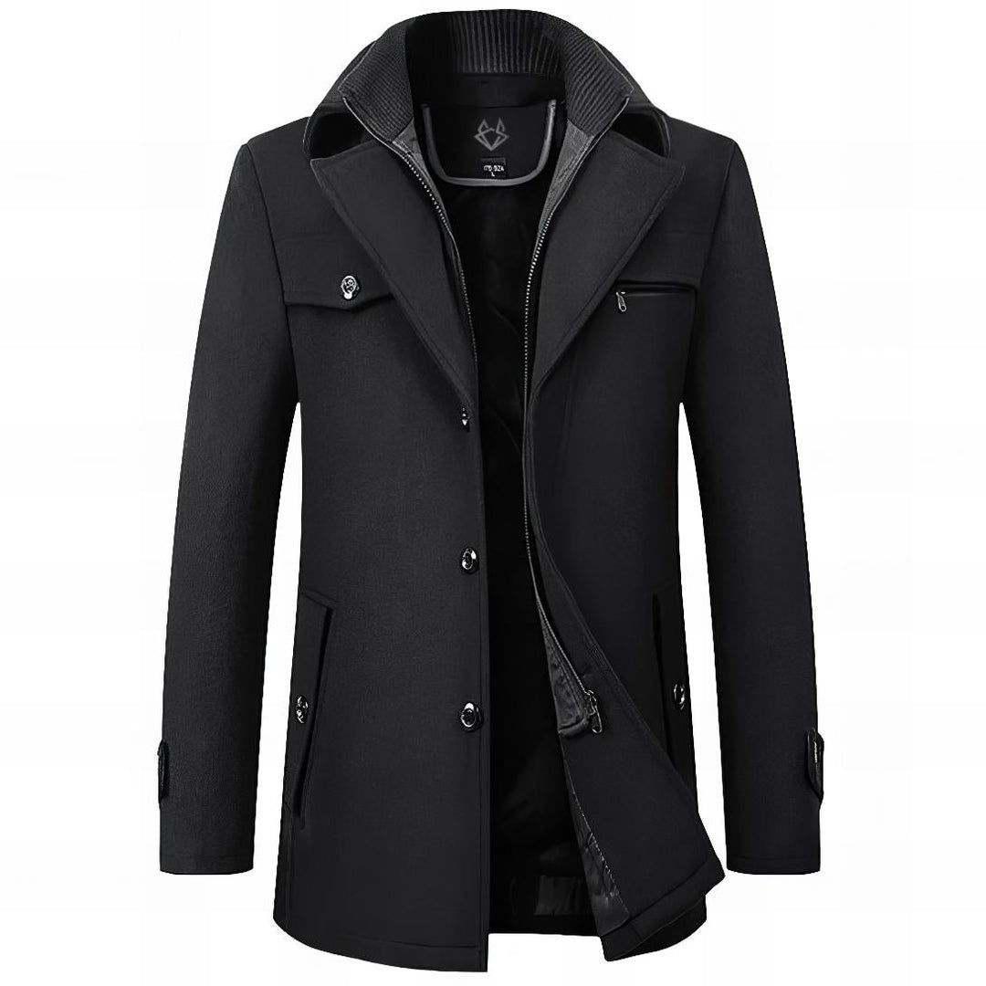 Men's Elegant Overcoat