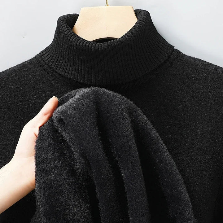 Men's Ribbed Turtleneck Sweater