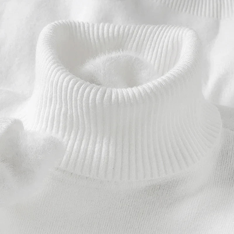 Men's Ribbed Turtleneck Sweater