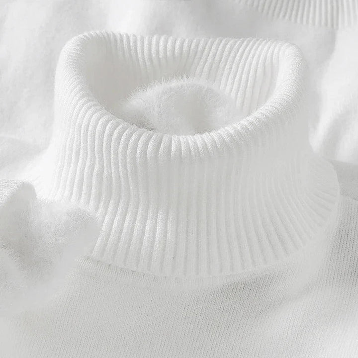 Men's Ribbed Turtleneck Sweater