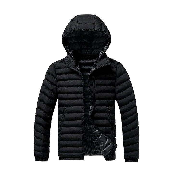 Men's Hooded Quilted Puffer Jacket
