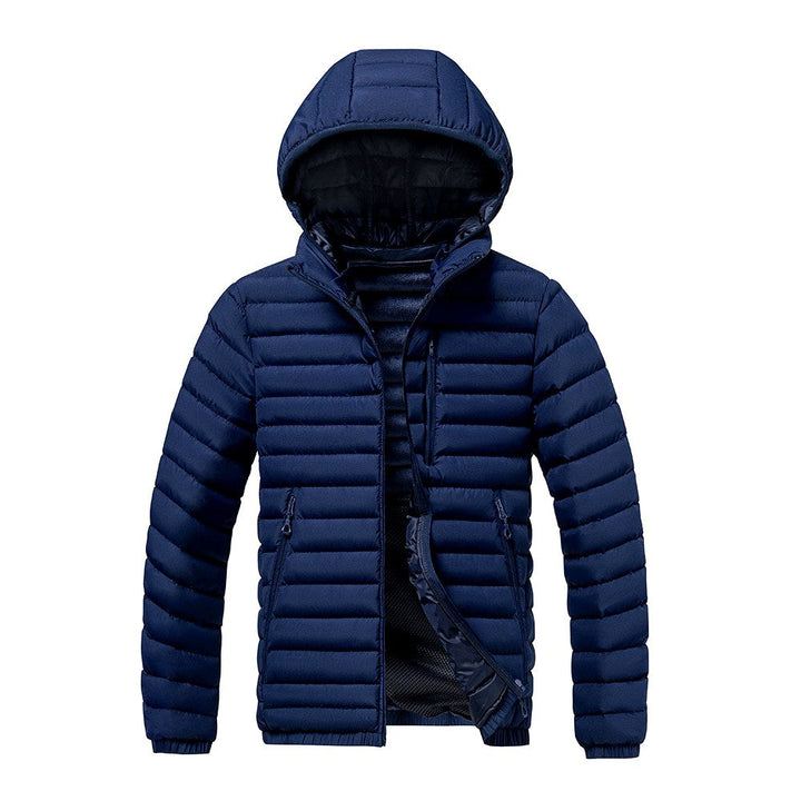 Men's Hooded Quilted Puffer Jacket