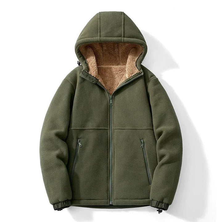 Men's Fleece Feeder Hooded Jacket for Ultimate Comfort and Warmth