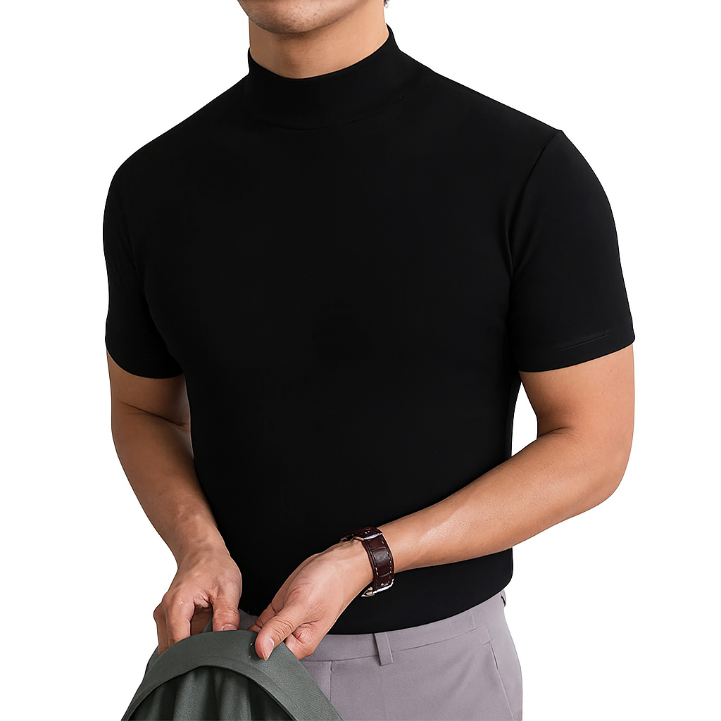 Men's Lightweight Breathable Turtleneck Shirt