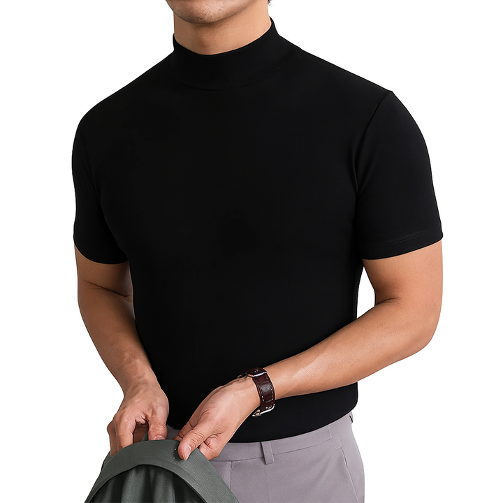 Men's Lightweight Breathable Turtleneck Shirt