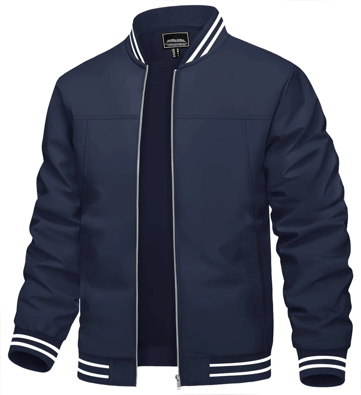 Men's Lightweight Full Zip Windbreaker Jacket