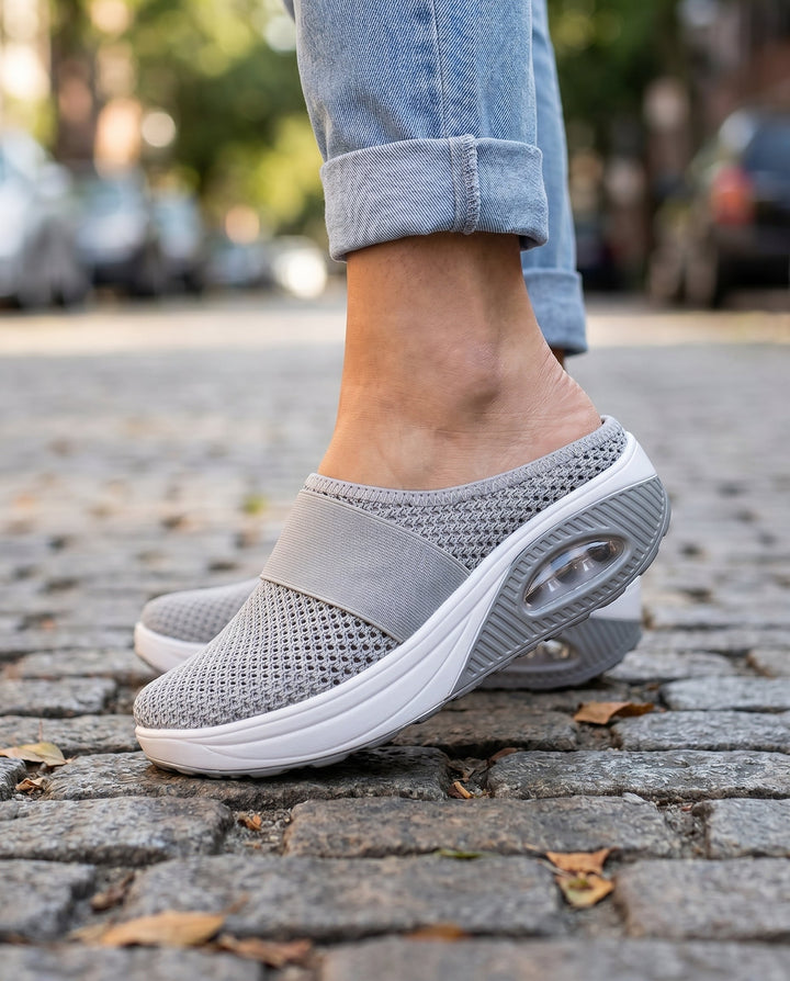 Leah | Women's Stylish Mesh Slip-On Clogs