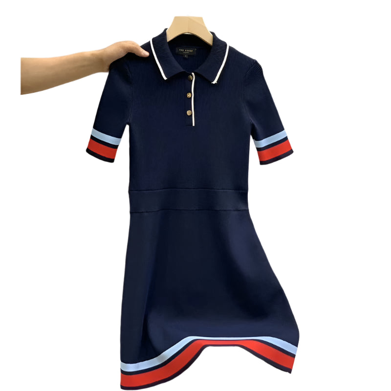 Women's Polo Dress with Half Sleeves for Casual Style