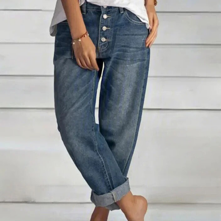 Elvira | Women's Fashionable High-Waist Jeans