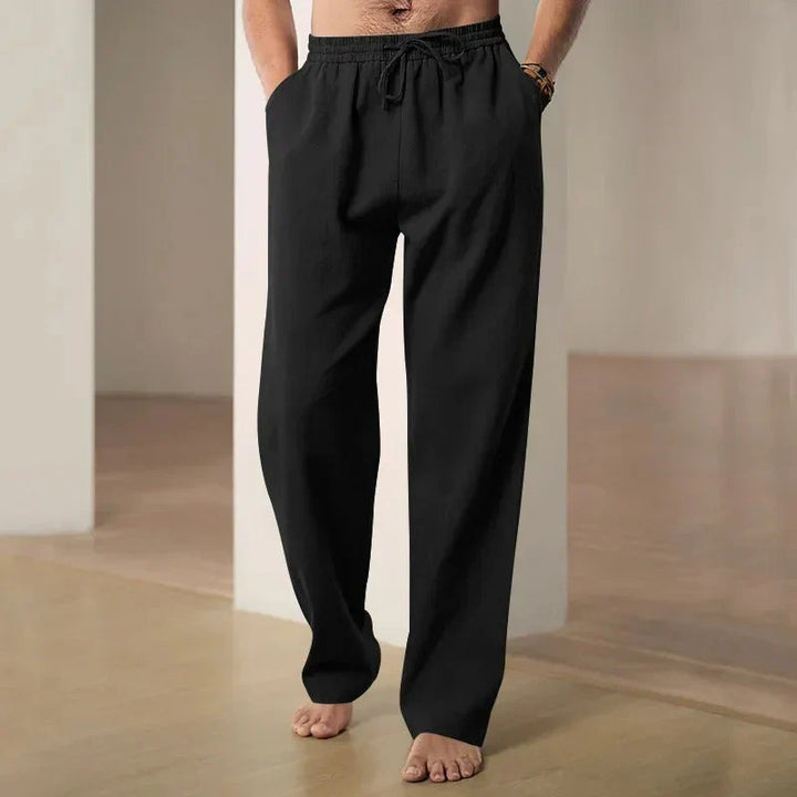 Men's Airy Linen Pants with Loose Cut for Comfortable Style