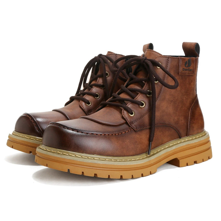Men's Robust Lace-Up Boots for Outdoor Adventures