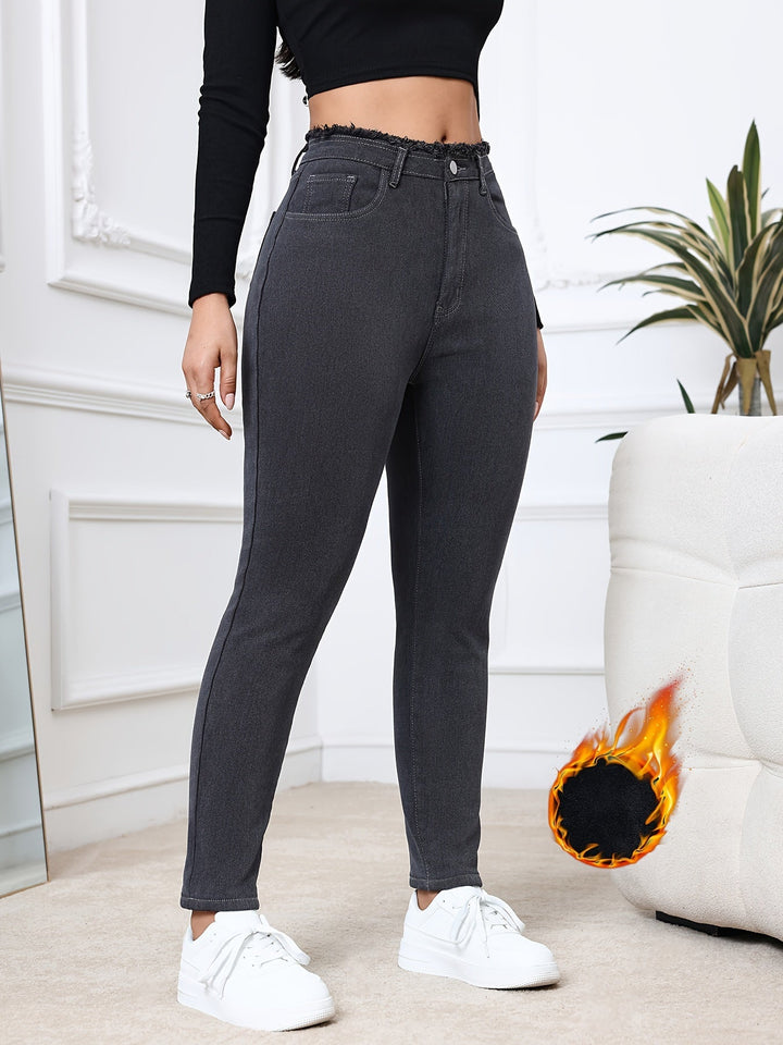 Eliana | Women's Fleece Lined Skinny Jeans