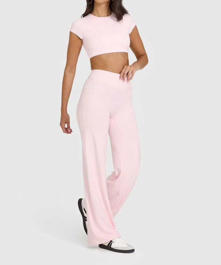 Women's High-Rise Wide-Leg Pants