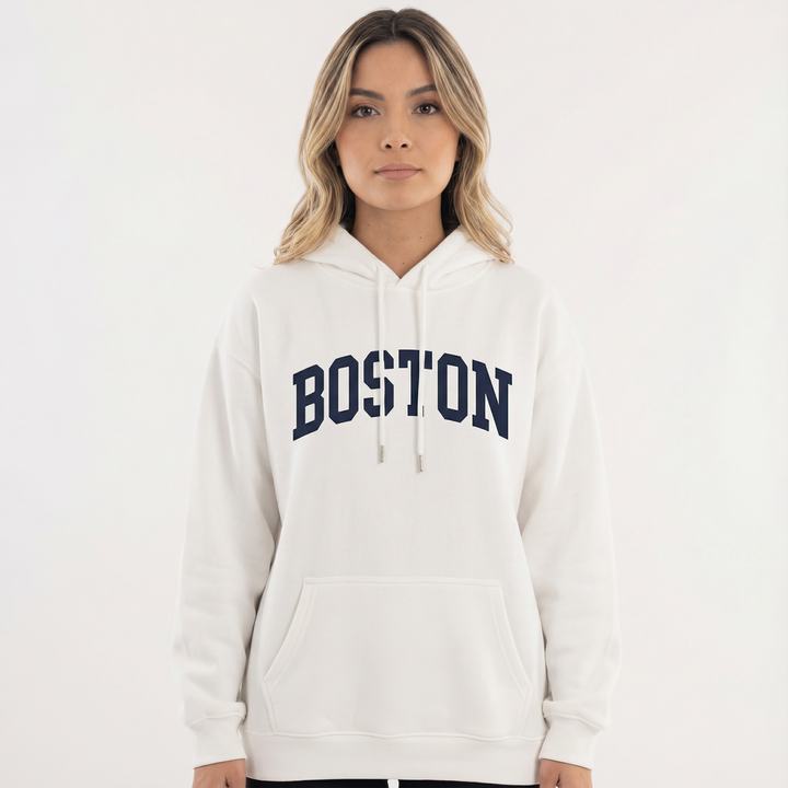 Women's Oversized Graphic Sweatshirt with Long Sleeves