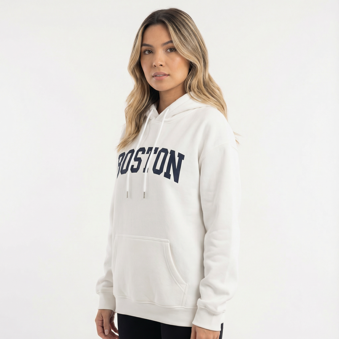 Women's Oversized Graphic Sweatshirt with Long Sleeves