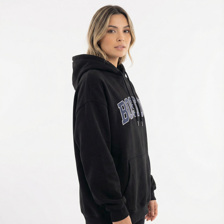 Women's Oversized Graphic Sweatshirt with Long Sleeves