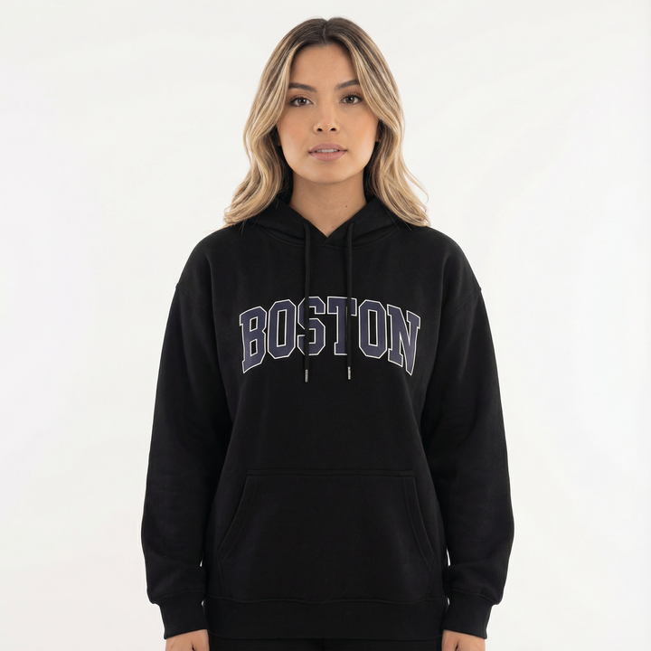 Women's Oversized Graphic Sweatshirt with Long Sleeves