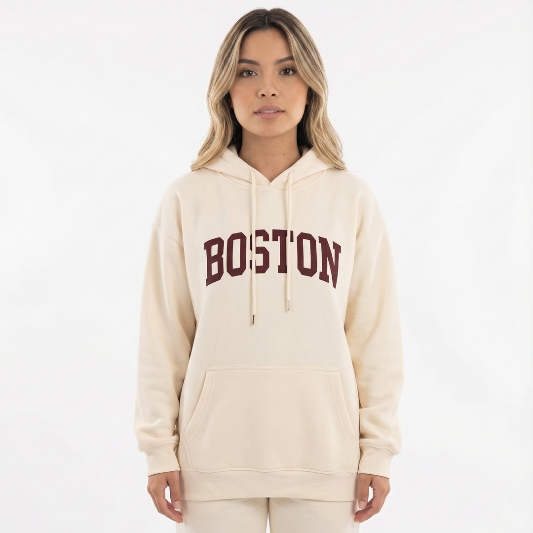 Women's Oversized Graphic Sweatshirt with Long Sleeves