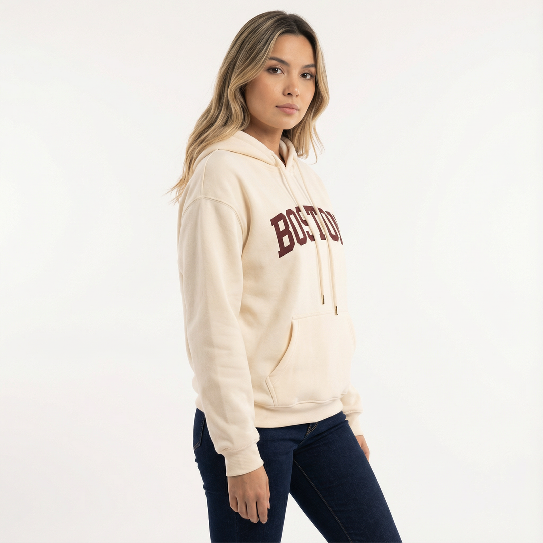 Women's Oversized Graphic Sweatshirt with Long Sleeves