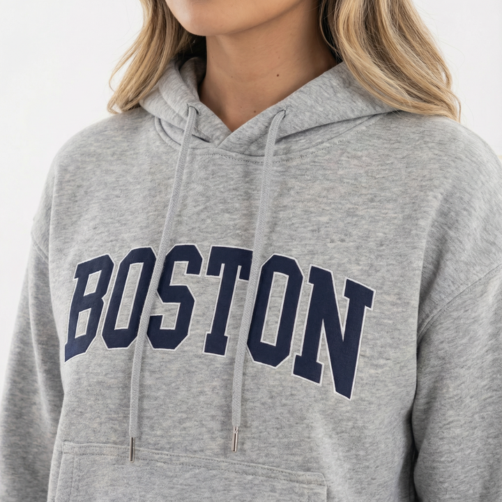 Women's Oversized Graphic Sweatshirt with Long Sleeves