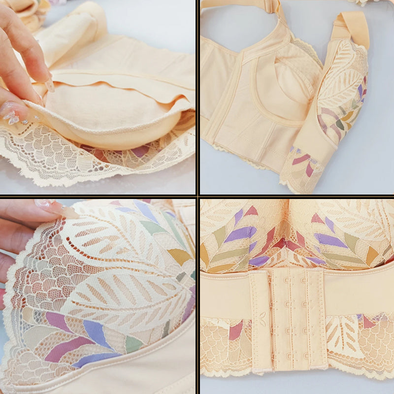 Emilia | Women's Floral Lace Front Closure Bra