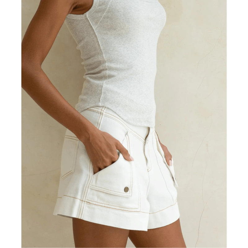 Georgia | Women's High-Waist Cargo Shorts