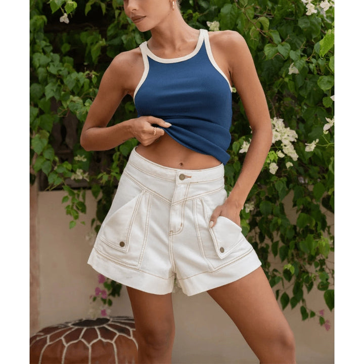 Georgia | Women's High-Waist Cargo Shorts