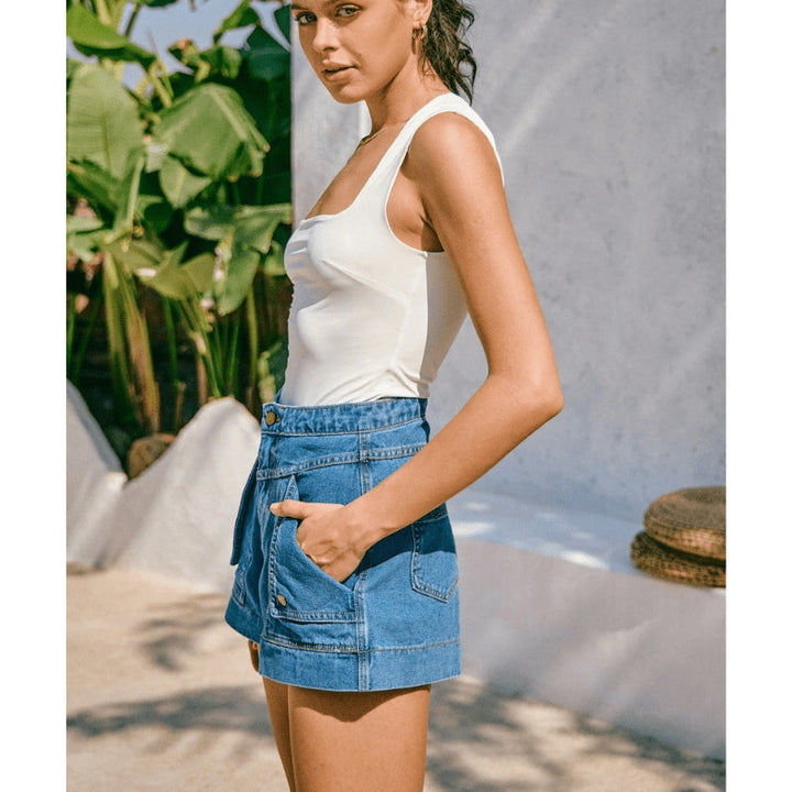 Georgia | Women's High-Waist Cargo Shorts