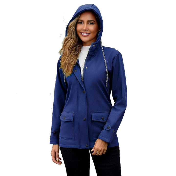 Women's Hooded Fleece-Lined Jacket for Comfort and Warmth