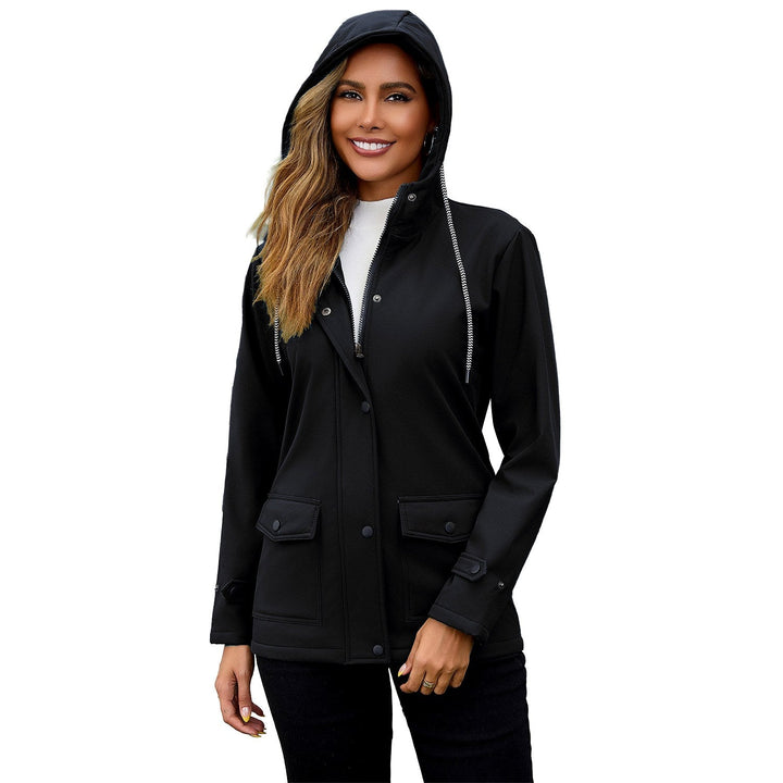 Women's Hooded Fleece-Lined Jacket for Comfort and Warmth