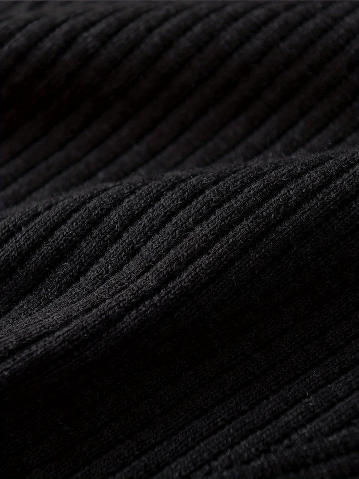 Men's Ribbed V-Neck Sweater Vest