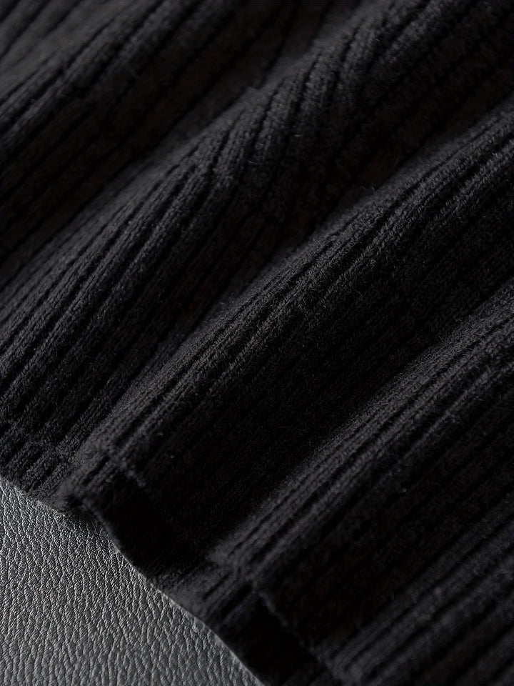 Men's Ribbed V-Neck Sweater Vest