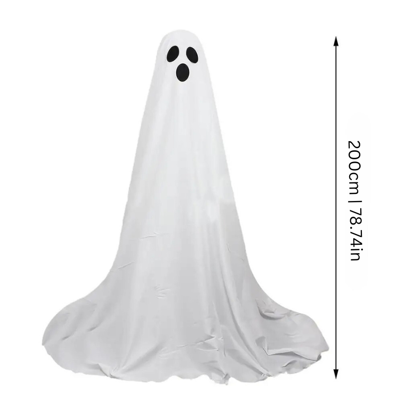 Halloween's Glowing Ghost Yard Decorations with LED Lighting, 78in Tall