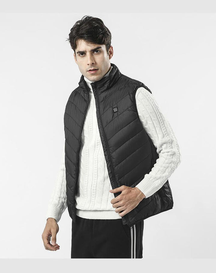 Men's Electrically Heated Vest for Cold Weather Comfort
