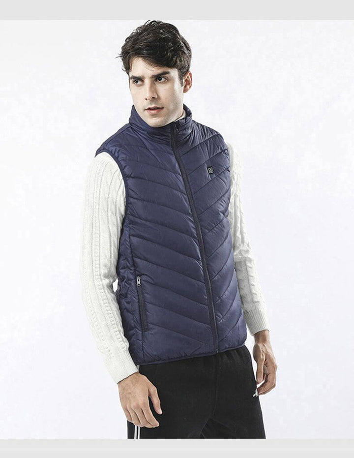Men's Electrically Heated Vest for Cold Weather Comfort