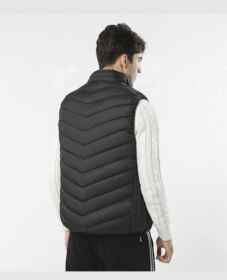 Men's Electrically Heated Vest for Cold Weather Comfort