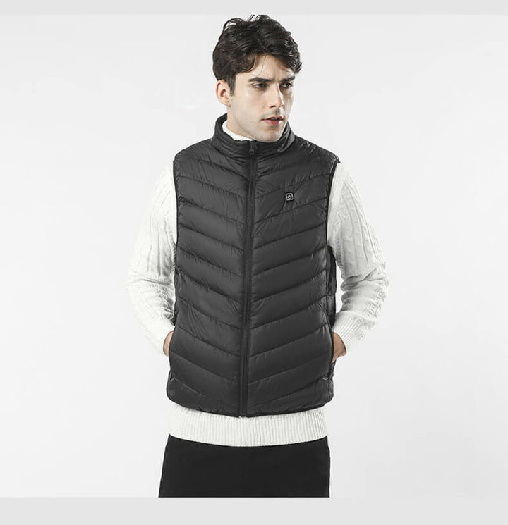 Men's Electrically Heated Vest for Cold Weather Comfort