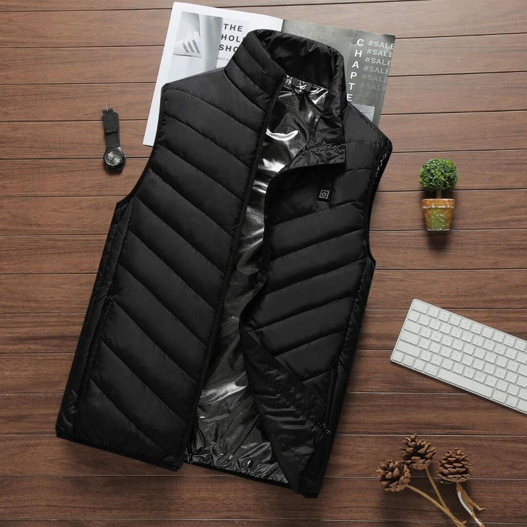 Men's Electrically Heated Vest for Cold Weather Comfort