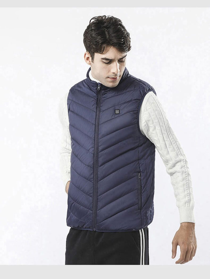 Men's Electrically Heated Vest for Cold Weather Comfort