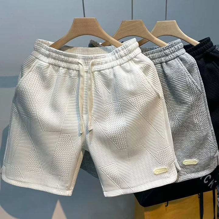 Milo | Men's Herringbone Shorts with Ice-Silk Technology