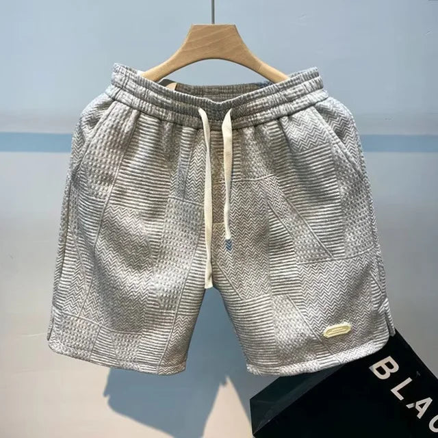 Milo | Men's Herringbone Shorts with Ice-Silk Technology