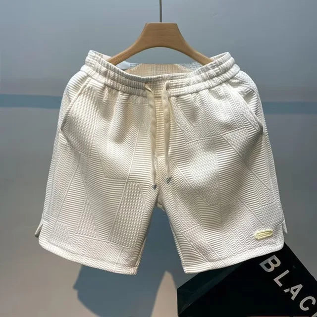 Milo | Men's Herringbone Shorts with Ice-Silk Technology
