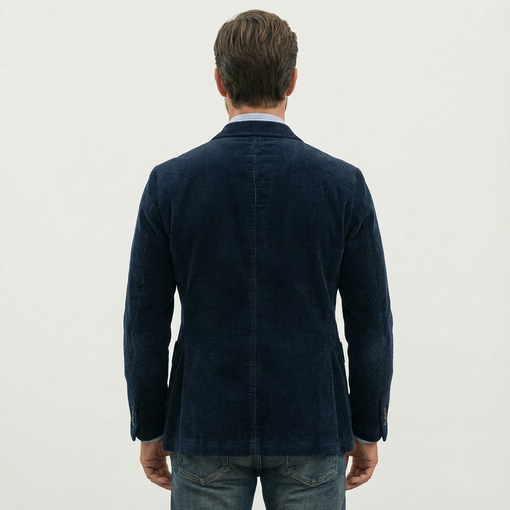 Men's Velvet Blazer and Vest Set