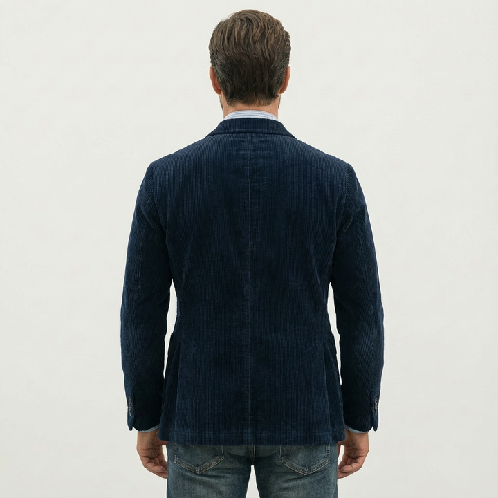 Men's Velvet Blazer and Vest Set