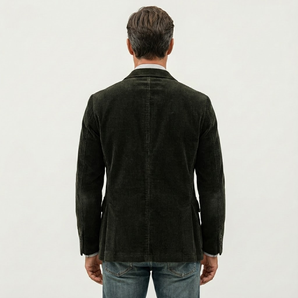 Men's Velvet Blazer and Vest Set