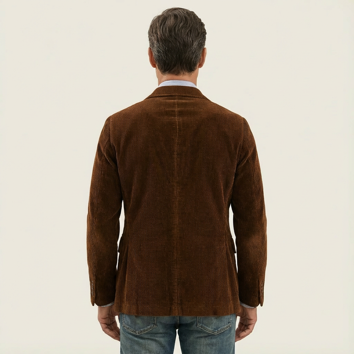 Men's Velvet Blazer and Vest Set