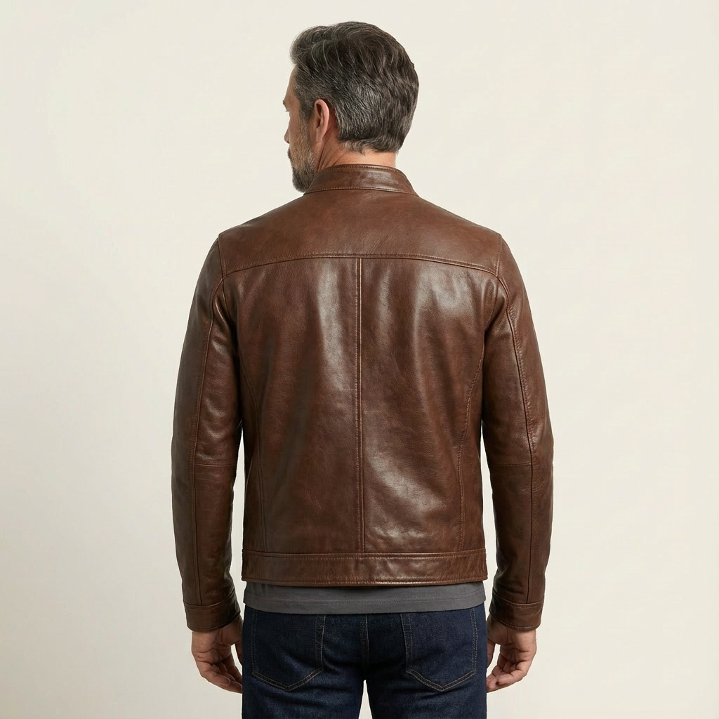 Men's Casual Leather Jacket