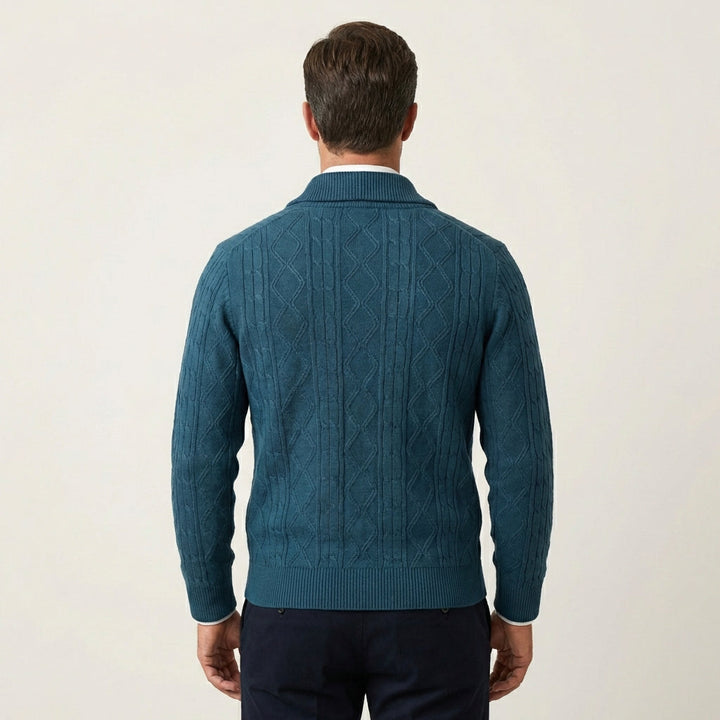 Men's Cable-Knit Cardigan