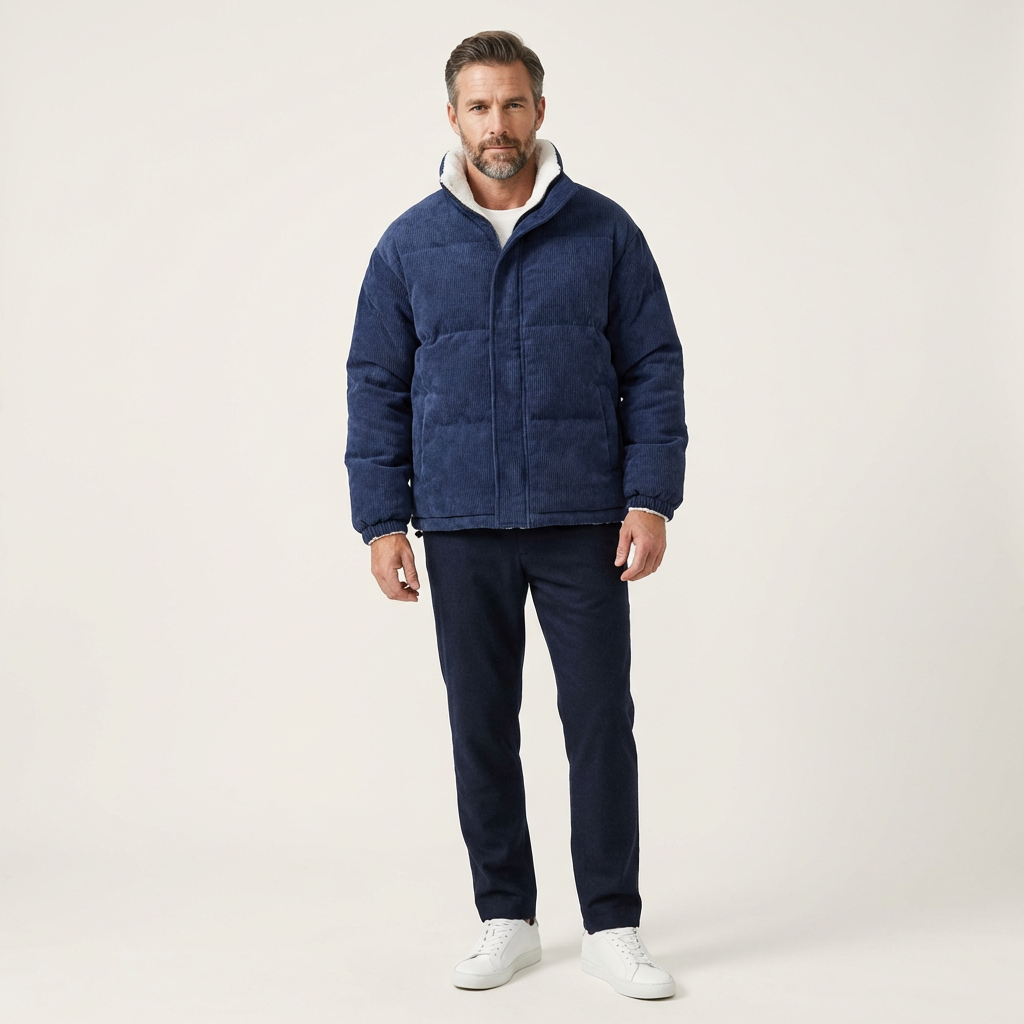Men's Quilted Corduroy Jacket