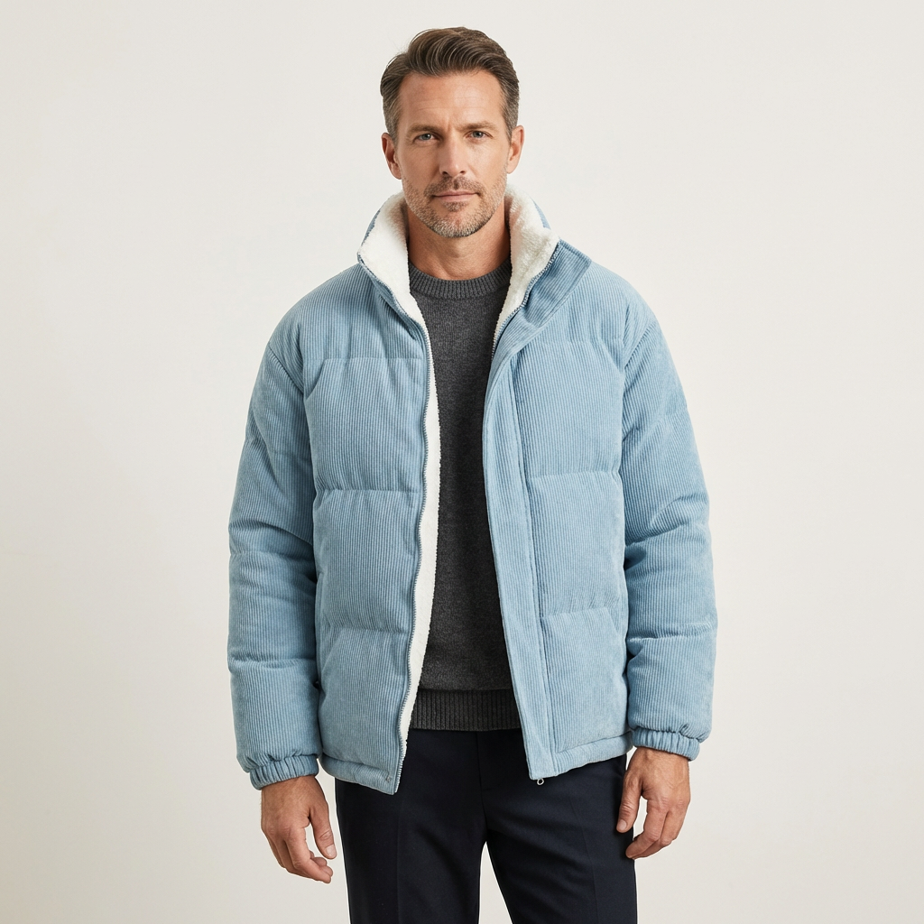 Men's Quilted Corduroy Jacket